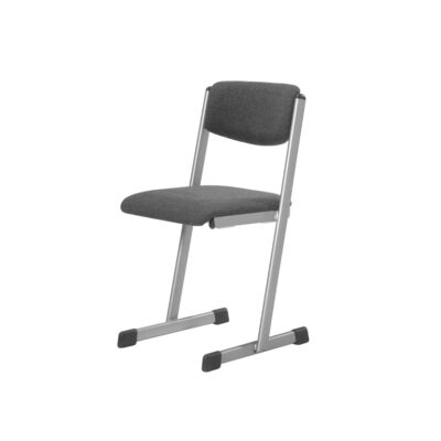 Lehrerstuhl mit Gestell in H-Form inkl. Sitz- und Rückenpolster