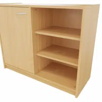 Korpus-Classic Unterschrank mit Tür und Regal, jeweils 2 Einlegeböden - Breite: 102 cm