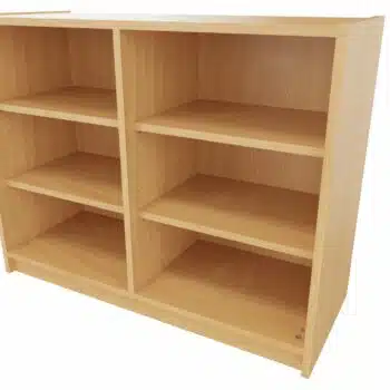 Korpus-Classic Unterschrank offen, Mittelwand, je 2 Einlegeböden
