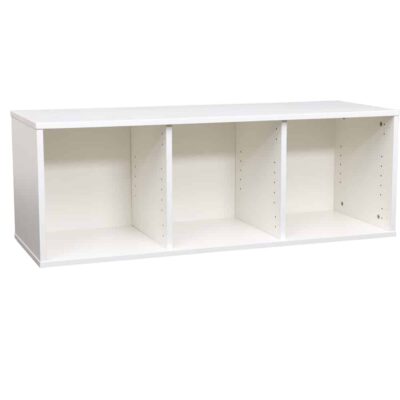 Quadro - Aufsatzregal S, mit 2 Mittelwänden, Breite: 116 cm