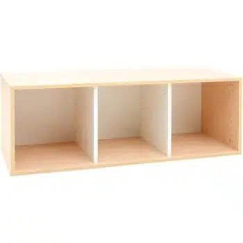 Quadro - Aufsatzregal S, mit Mittelwand, Breite: 79 cm