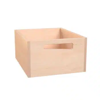 Echtholz Holzkasten, hoch - Höhe: 16 cm