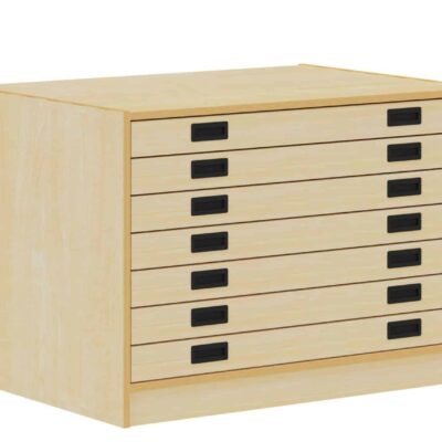 Papierschrank mit Sockel, Breite 112 cm - Dusyma