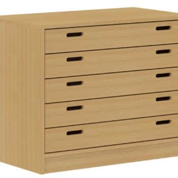 Papierschrank klein, Breite 100 cm - Dusyma