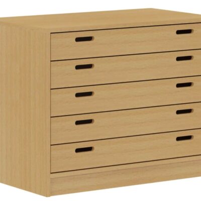 Papierschrank klein, Breite 100 cm - Dusyma