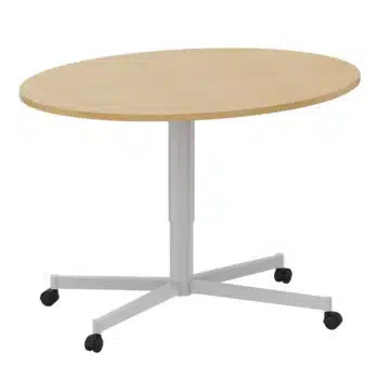 Lehrertisch Luna, fahrbar und höhenverstellbar - Dusyma