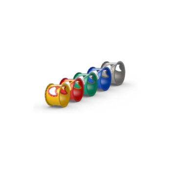 LEDON Röhrenrutschenelement – Gerades Element mit 2 Fenstern, 59 cm