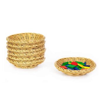 Korb für Spielmaterial Ø 15,5 x 3,5 cm