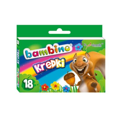 Moje Bambino-Farbstifte, 18 Farben