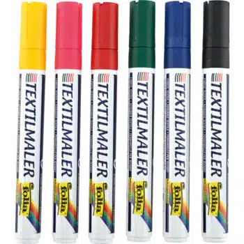 Textil-Marker, 6 Stück