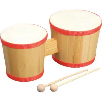 Doppel-Holztrommel Bongo