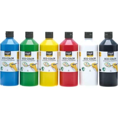 Plakatfarbe Eco Color, 500 ml, 6er-Set