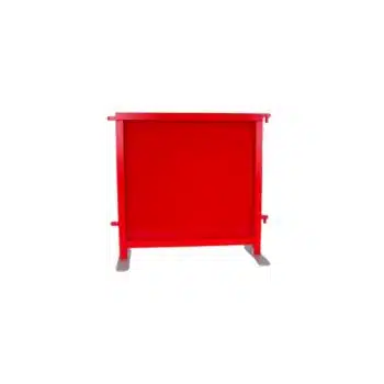Raumteiler Mini Plexiglaswand rot