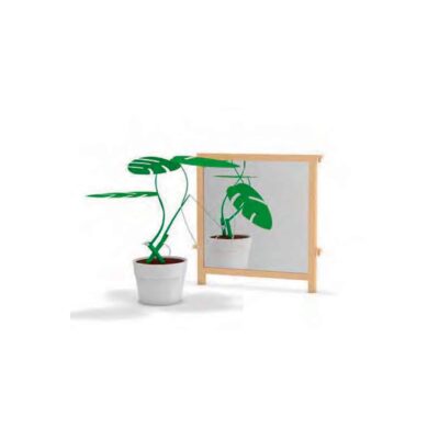 Raumteiler Mini Spiegelwand, beidseitig