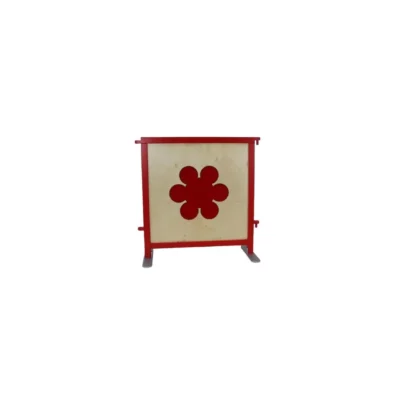Raumteiler Mini Holzwand Blume - Plexiglas rot