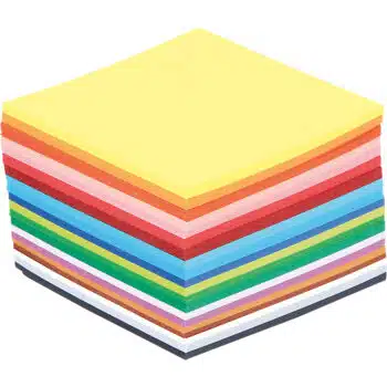 Origami Faltblätter, Quadrate 80 - viele Farben