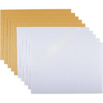 E-Wellpappe, silber und gold