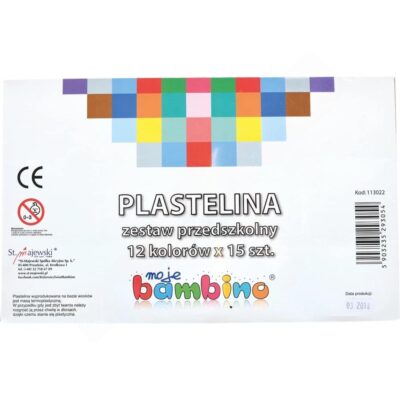 Knetmasse - Großpackung, 15 x 12 Farben