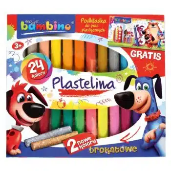 Moje Bambino-Knetmasse, 24 Farben
