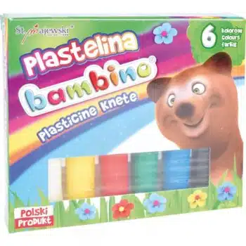 Moje Bambino-Knetmasse, 6 Farben