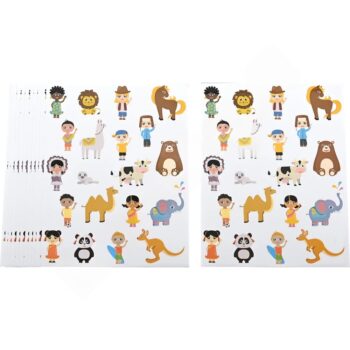 Sticker Kinder der Welt