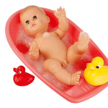 Schildkröt Badewanne pink