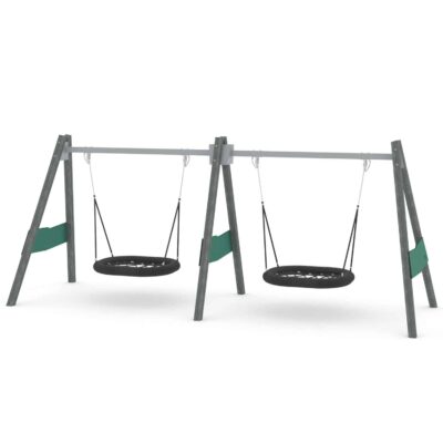 Schaukel mit 2 Vogelnestsitzen - RECYCLED RC1497 - Vinci Play