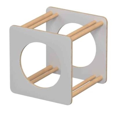 Kletterwürfel mit rundem Fenster