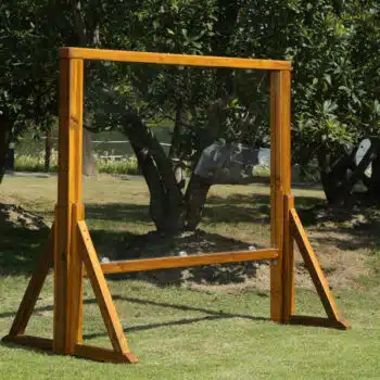 Outdoor Maltafel, transparent, inkl. 4 Standfüße - WISDOM