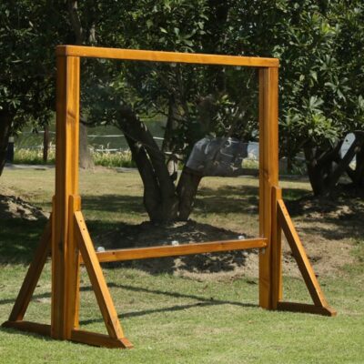 Outdoor Maltafel, transparent, inkl. 4 Standfüße - WISDOM