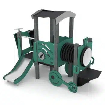 Spielhaus Lokomotive mit Rutsche - RECYCLED RC1551 - Vinci Play