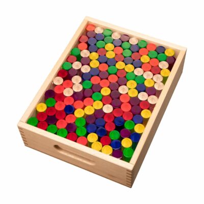 Luxy Regenbogen- Säulen im Holzkasten