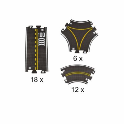 GOWI Spielstraßen - Set Basic 36-teilig