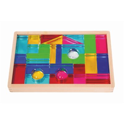 Lux Solid Stones Acrylbausteine - Set 32 Stück