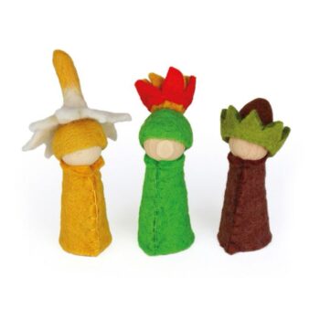 Blumenkinder aus Filz, Herbst, 3 tlg. - Bauspiel