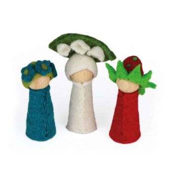 Blumenkinder aus Filz, Sommer, 3 tlg. - Bauspiel