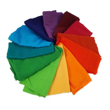 Farbkreistücher-Set, 12 teilig - Bauspiel