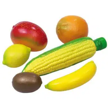 Betzold Musik Fruit-Shaker-Set & Mais-Guiro