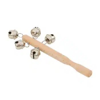 Betzold Musik Holzstab mit 5 Schellen