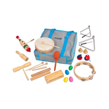 Betzold Musik Rhythmik-Tasche mit 19 Instrumenten