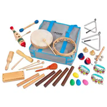 Betzold Musik Rhythmik-Tasche mit 26 Instrumenten