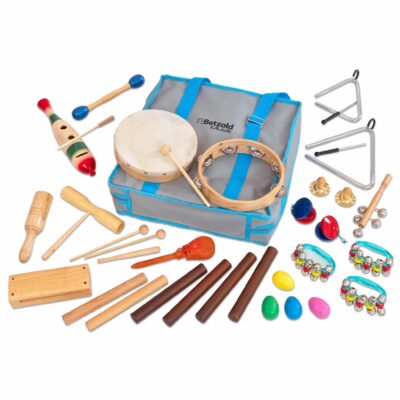 Betzold Musik Rhythmik-Tasche mit 26 Instrumenten