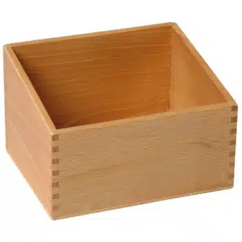 Holzbox für 30 Fühl- und Tastplatten
