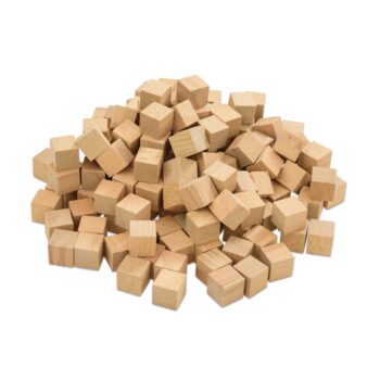 Holzwürfel, naturbelassen, 150 Stück