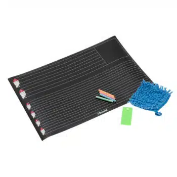 Selbsthaftende Magnettafel mit Zeilenhaus