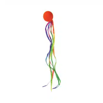 Farbiger Ribbon-Ball, 2 Stück