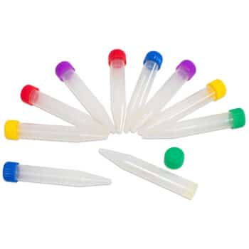 Reagenzröhrchen, 10 Stück 10 ml, aus Kunststoff