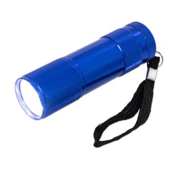 LED Taschenlampe, blau