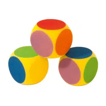 Schaumstoff-Farben-Würfel
