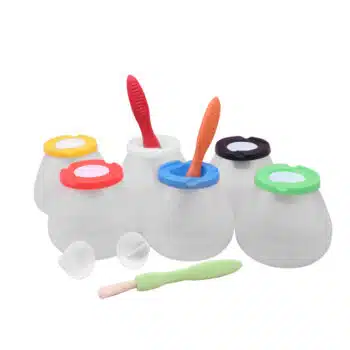 Auslaufsichere Becher mit Deckel 6er Set